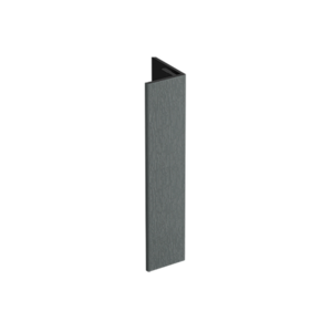 Keralit Verlengd eindprofiel 17x44 mm - Basaltgrijs (1 x 400 cm)