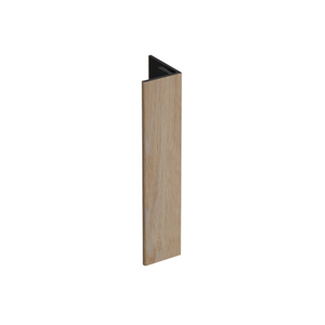 Keralit Verlengd eindprofiel 17x44 mm - Natuur eiken (1 x 400 cm)