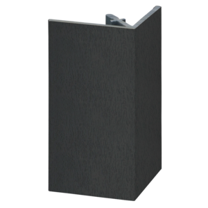 Keralit Uitwendig hoekprofiel 46x46 mm - Zwart (1 x 400 cm)