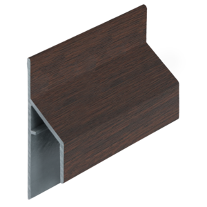 Keralit Trim / kraal aansluitprofiel 17 mm - Donker eiken (1 x 600 cm)