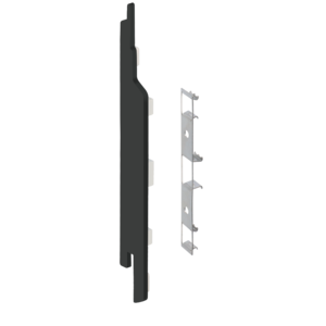 Keralit Eindkappen 2814 links incl. connector (5 stuks) - Zwart (per stuk)