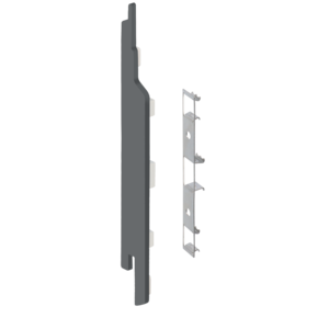 Keralit Eindkappen 2814 links incl. connector (5 stuks) - Basaltgrijs (per stuk)