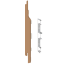 Keralit Eindkappen 2814 links incl. connector (5 stuks) - Licht eiken