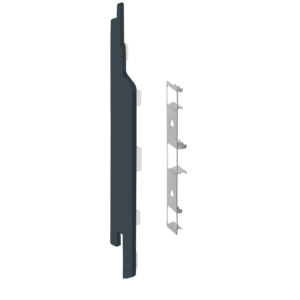 Keralit Eindkappen 2814 links incl. connector (5 stuks) - Monumentenblauw (per stuk)