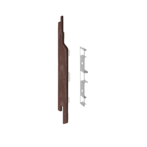 Keralit Eindkappen 2814 links incl. connector (5 stuks) - Bruin eiken (per stuk)