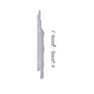 Keralit Eindkappen 2814 links incl. connector (5 stuks) - Wit eiken (per stuk)