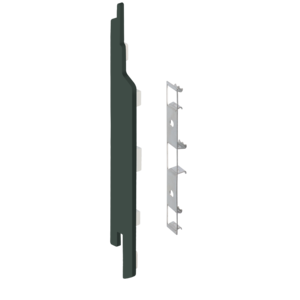 Keralit Eindkappen 2814 links incl. connector (5 stuks) - Donkergroen (per stuk)