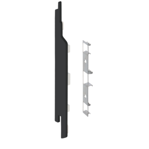 Keralit Eindkappen 2814 links incl. connector (5 stuks) - Nightblack (per stuk)