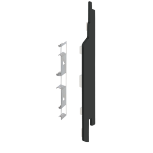 Keralit Eindkappen 2814 rechts incl. connector (5 stuks) - Zwart (per stuk)