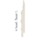 Keralit Eindkappen 2814 rechts incl. connector (5 stuks) - Crème (per stuk)