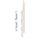 Keralit Eindkappen 2814 rechts incl. connector (5 stuks) - Snowwhite (per stuk)
