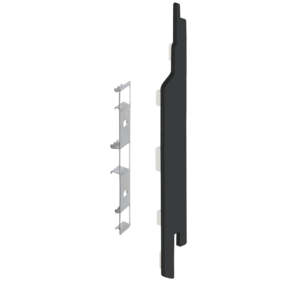 Keralit Eindkappen 2814 rechts incl. connector (5 stuks) - Nightblack (per stuk)