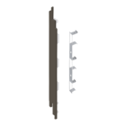 Keralit Eindkappen 2819 links incl. connector (5 stuks) - Kwartsgrijs