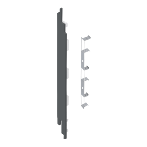 Keralit Eindkappen 2819 links incl. connector (5 stuks) - Basaltgrijs (per stuk)