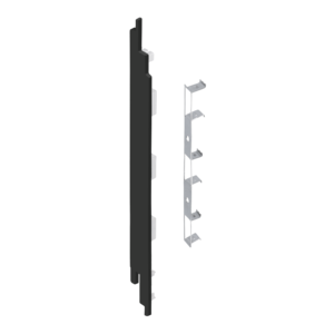 Keralit Eindkappen 2819 links incl. connector (5 stuks) - Nightblack (per stuk)