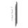 Keralit Eindkappen 2819 rechts incl. connector (5 stuks) - Antraciet (per stuk)