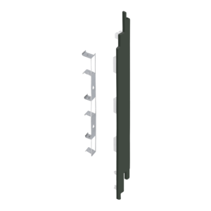 Keralit Eindkappen 2819 rechts incl. connector (5 stuks) - Donkergroen (per stuk)