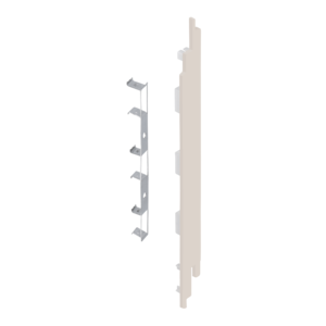 Keralit Eindkappen 2819 rechts incl. connector (5 stuks) - Crème (per stuk)