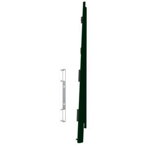 Keralit Eindkappen 2817 rechts incl. connector (5 stuks) - Monumentengroen (per stuk)