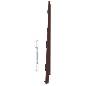 Keralit Eindkappen 2817 rechts incl. connector (5 stuks) - Bruin eiken (per stuk)