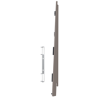 Keralit Eindkappen 2817 rechts incl. connector (5 stuks) - Vergrijsd ceder