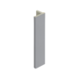 Keralit Eindprofiel 10 mm - Grijs (1 x 400 cm)