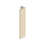 Keralit Eindprofiel 10 mm - Licht ivoor (1 x 400 cm)