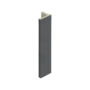 Keralit Eindprofiel 10 mm - Antraciet (1 x 400 cm)