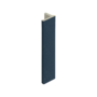 Keralit Eindprofiel 10 mm - Staalblauw (1 x 400 cm)