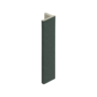 Keralit Eindprofiel 10 mm - Donkergroen (1 x 400 cm)