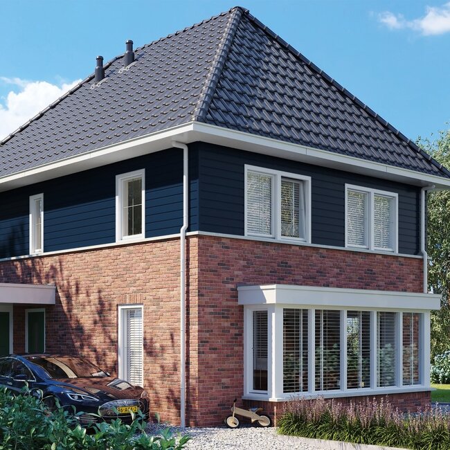 Keralit Sponningdeel 143 mm - Staalblauw (1 x 600 cm)