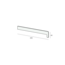 Novaboard Eindkap links - Crème