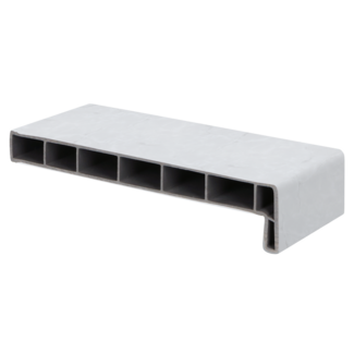 Lignodur Vensterbank 30 cm, voorzijde 45 mm - Marmer