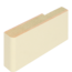 Prodec Plint 85 x 15 mm - Crème