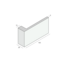 Prodec Hoekpaneel 105 x 26 mm - Wit