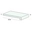 Werzalit Vensterbank 25 cm - Smokey Shadow