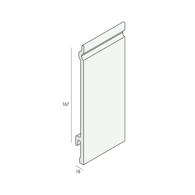 Novicell Potdeksel 167 mm grove nerf - Sahara beige