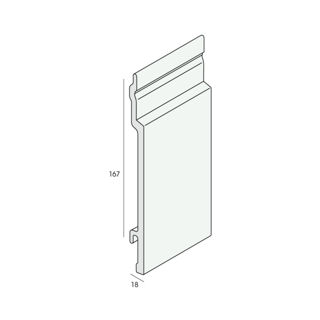 Novicell Sponningdeel 167mm grove nerf - Sahara beige