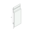 Novicell Sponningdeel 167 mm fijne nerf - Savanne crème