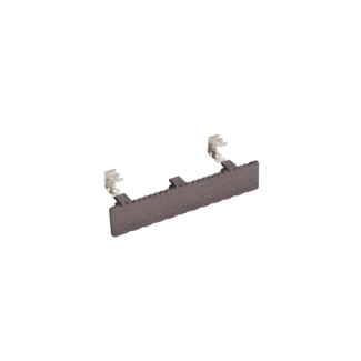 Eindkap incl. connector (10 stuks) - Hazelnootbruin