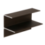 Aluminium randafwerkingprofiel - Bruin (1 x 300 cm)