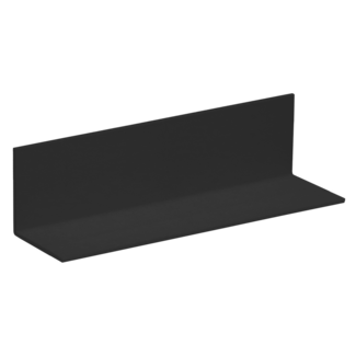 Heering Hoekprofiel 30 x 30 x 2 mm - Zwart (1 x 600 cm)