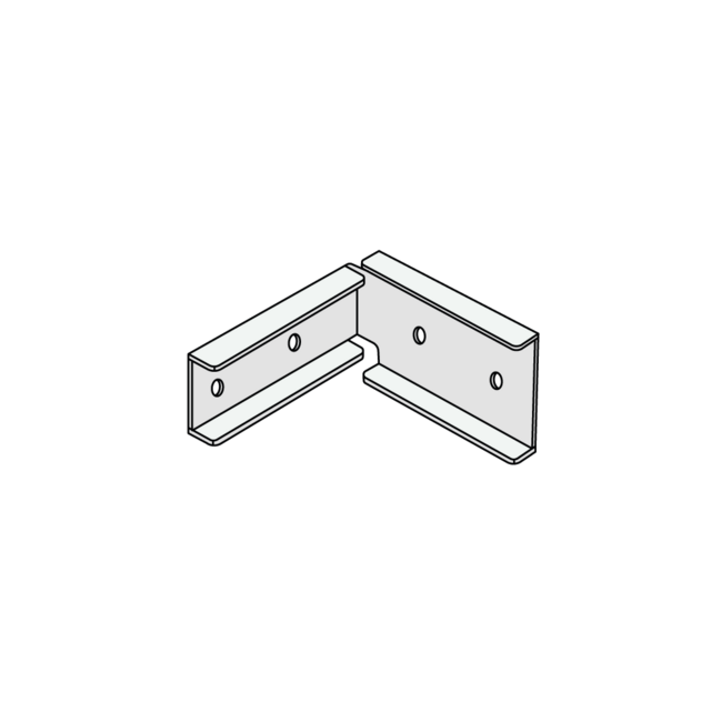 Hoekverbinder (incl. schroef) (10 stuks)