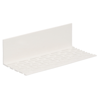 Heering Hoekprofiel geperforeerd 30 x 30 x 2 mm - Wit (1 x 300 cm)