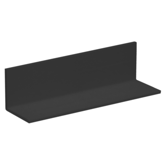 Heering Hoekprofiel 40 x 40 x 1,5 mm - Zwart (1 x 260 cm)