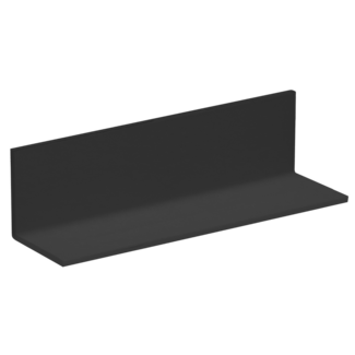 Heering Hoekprofiel 40 x 40 x 2 mm - Zwart (1 x 600 cm)