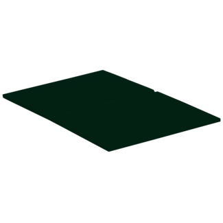 Heering Vouwhoekprofiel 80 x 80 x 3 mm - Donkergroen (Renolit) (1 x 600 cm)