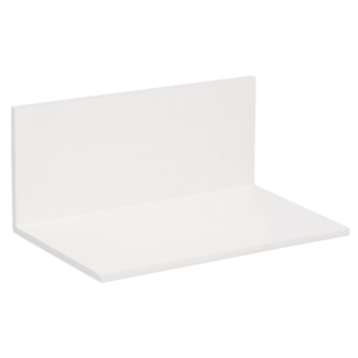 Heering Hoekprofiel 80 x 80 x 3 mm - Wit (1 x 600 cm)