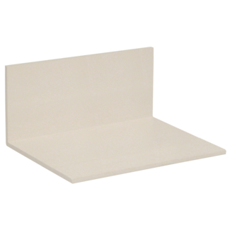 Heering Hoekprofiel 120 x 120 x 3 mm - Crème (Renolit) (1 x 600 cm)