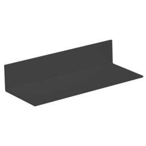 Heering Hoekprofiel 50 x 30 x 2 mm - Zwart (1 x 600 cm)